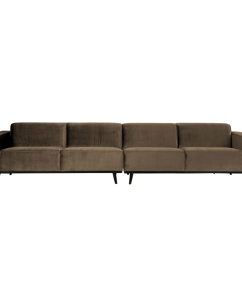Statement Pers Sofa 372 Velour Taupe på Afbetaling