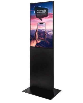 Streamline Digital Totem  Samsung Skærm Sort på Afbetaling