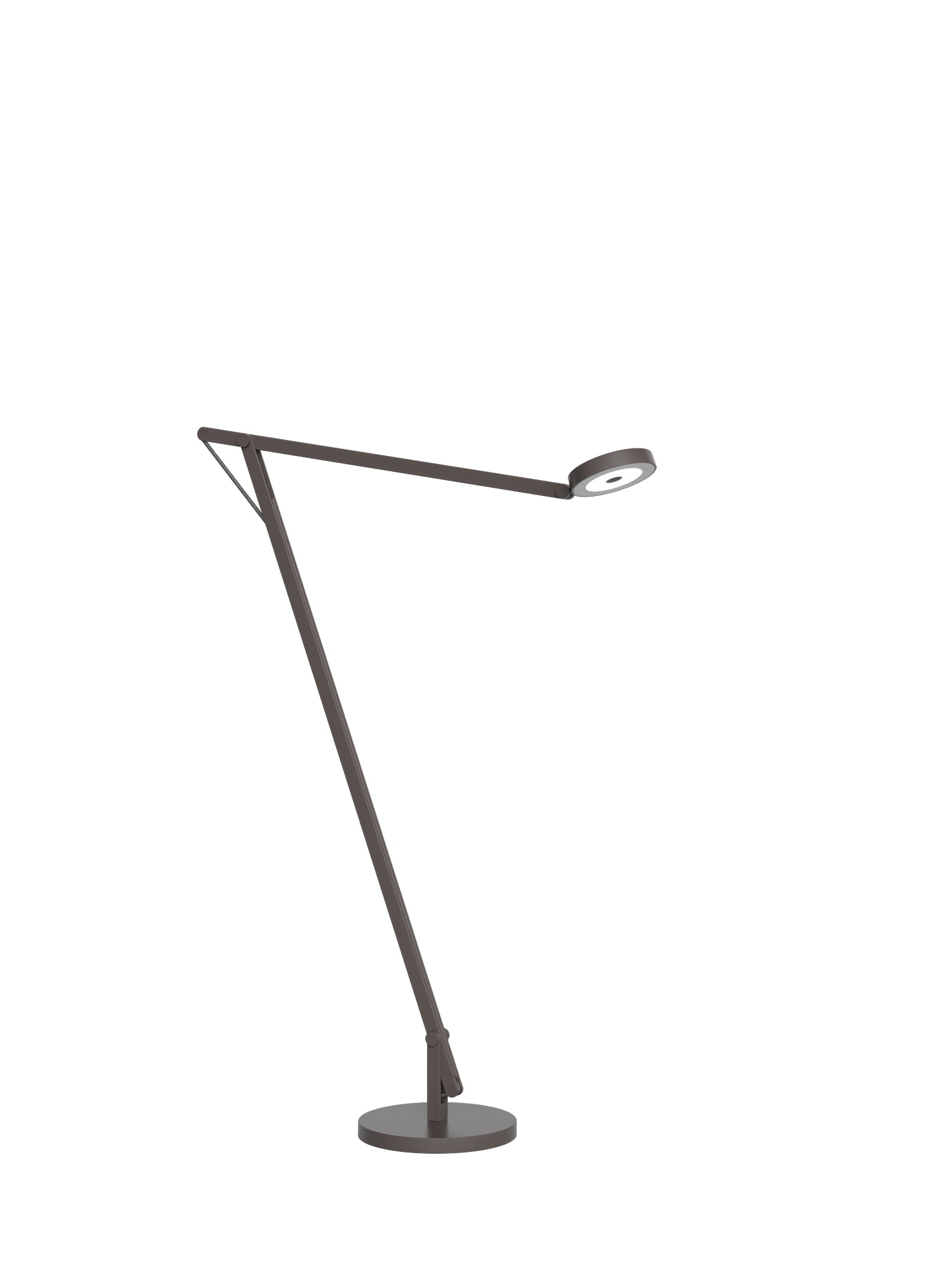 String Gulvlampe Fra Rotaliana Satin Hvid Sort Almindelig Dæmper på Afbetaling