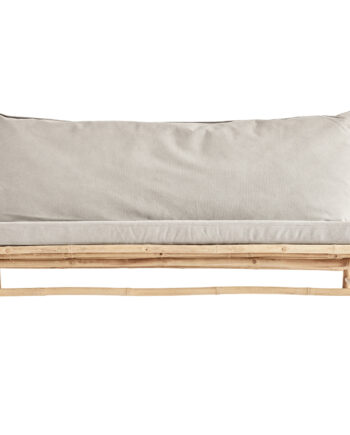 Tine Home Bambus Lounge Sofa Grå Hynde 160 på Afbetaling