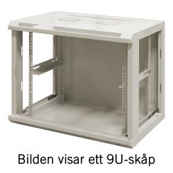 Toten Wall Cabinet 12u 600 600 Glass Door White Tilbehør Til Computer på Afbetaling