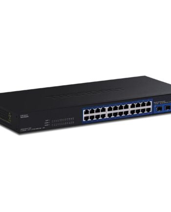 Trendnet Teg S50284 Netværksswitch 24x Rj45 Porte Sort på Afbetaling