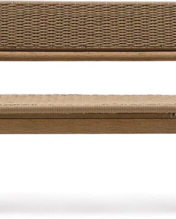 Udendørs Personers Lounge Sofa Kave Home Arinella Fsc Certificeret Akacietræ Håndvævet Reb på Afbetaling