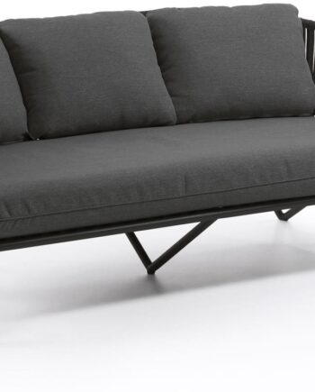 Udendørs Personers Lounge Sofa Kave Home Branzie Sort L180d90h77 på Afbetaling
