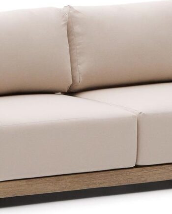 Udendørs Personers Sofa Kave Home Ambra Rustik Akacietræ Med Beige Polyester Hynder H77xb85xd174 på Afbetaling