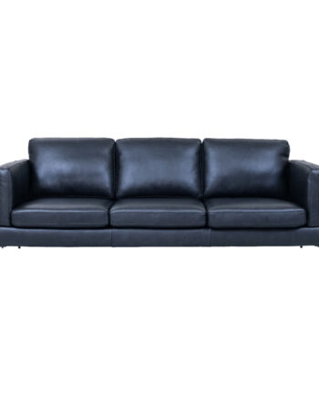 Valencia 3pers Sofa Skarp Pris Sort Læder 340451 på Afbetaling