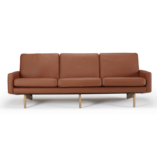 Valencia Personers Sofa Cognac Læder på Afbetaling
