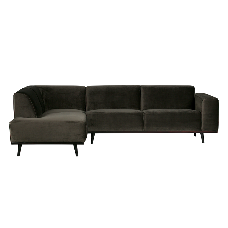 Venstrevendt Statement Hjørnesofa Velour på Afbetaling