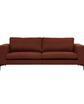 Venture Design Bolero Pers Sofa Rust Polyester Sort Metal på Afbetaling
