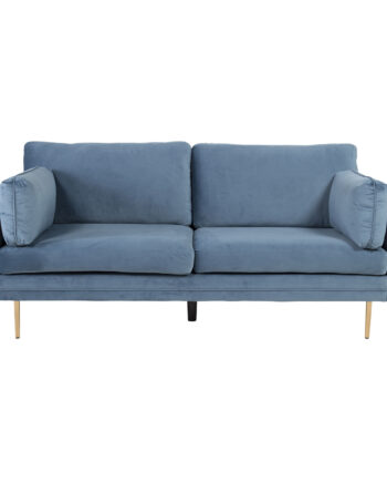 Venture Design Boom Pers Sofa Blå Polyester Metal på Afbetaling