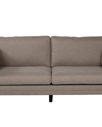 Venture Design Boom Pers Sofa Brun Polyester Sort Stål på Afbetaling