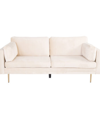 Venture Design Boom Pers Sofa Creme Polyester Metal på Afbetaling
