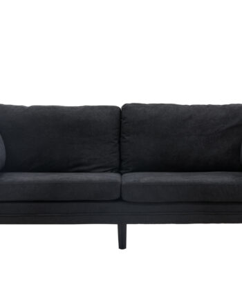 Venture Design Boom Sofa Sort Stof Linned Sort Stål på Afbetaling