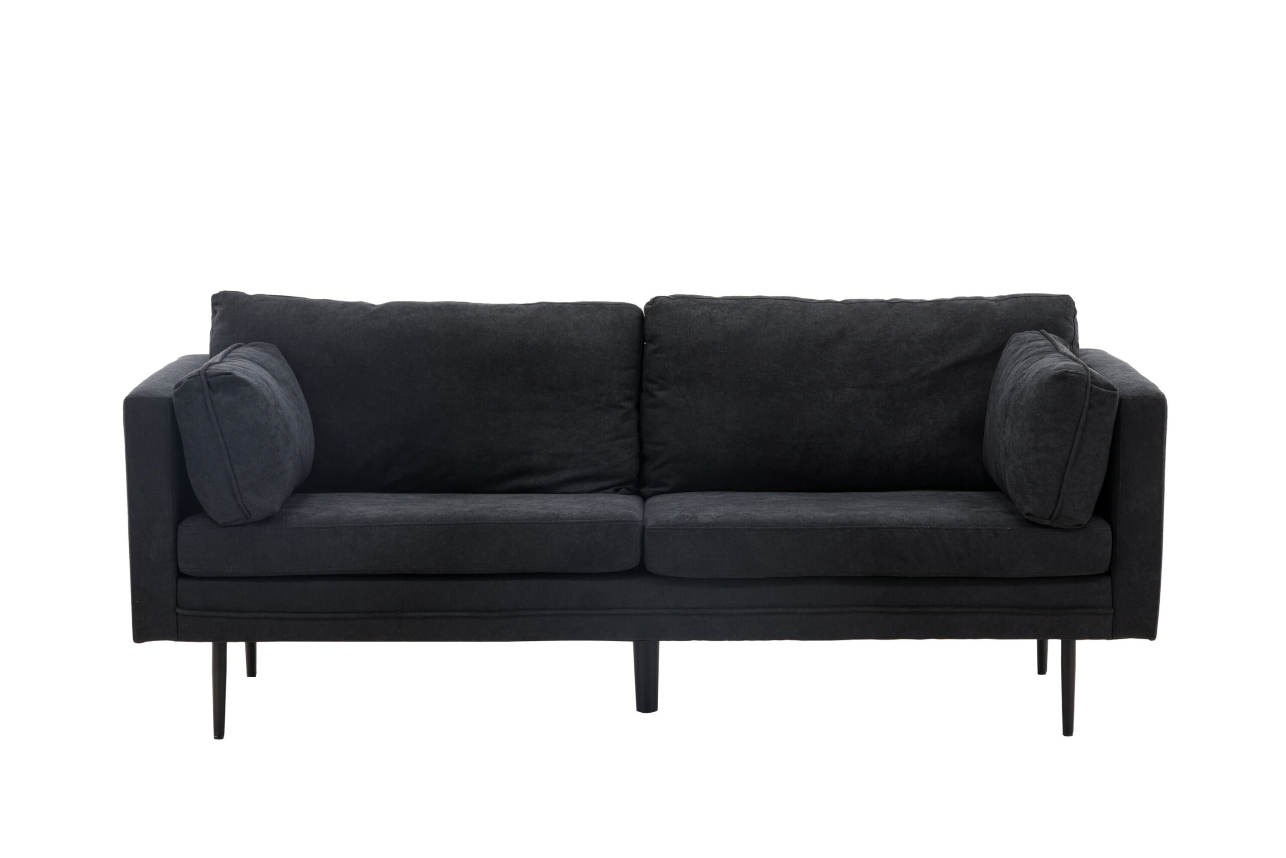Venture Design Boom Sofa Sort Stof Linned Sort Stål på Afbetaling