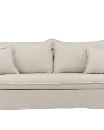 Venture Design Nova Pers Sofa Beige Stof Plastik på Afbetaling