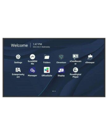 Viewsonic Cde6530  Uhd Skærm Sort Videowall på Afbetaling