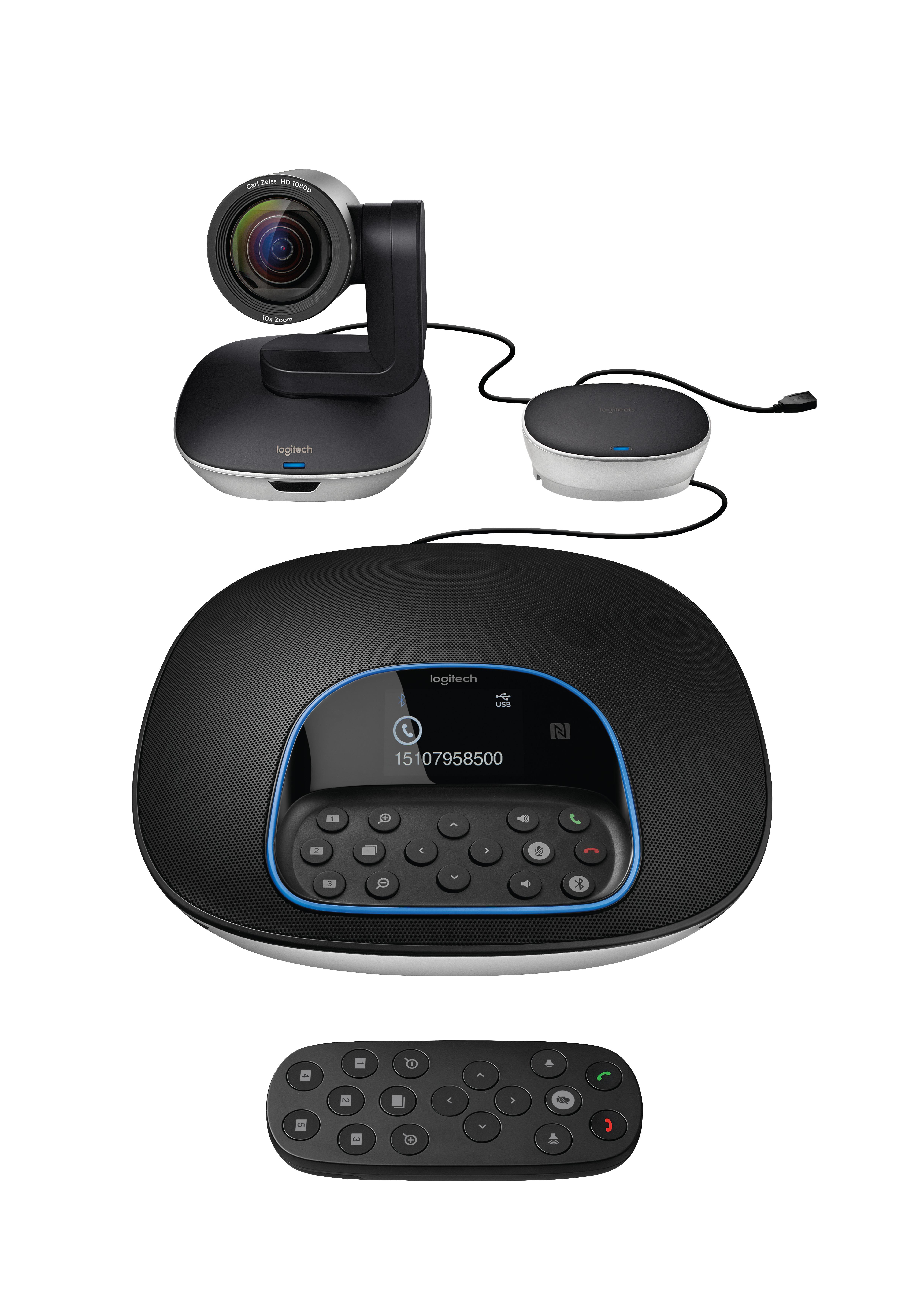 Webcam Logitech Group Videokonferencepakke Med Mikrofon på Afbetaling
