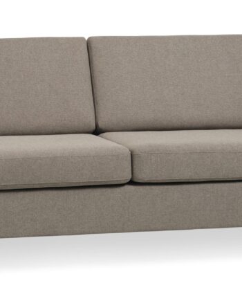 Wendy Pers Sofa Antelope Beige Polyester Stof Børstet Aluminium på Afbetaling