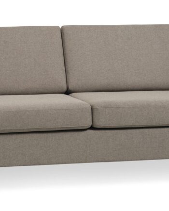 Wendy Pers Sofa Antelope Beige Polyester Stof Natur Træ på Afbetaling