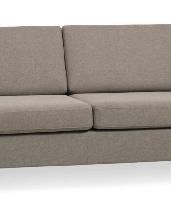 Wendy Pers Sofa Antelope Beige Polyester Stof Sort Træ på Afbetaling