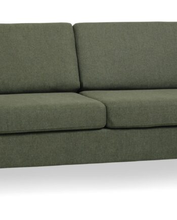 Wendy Pers Sofa Vinter Mosgrøn Polyester Stof Børstet Aluminium på Afbetaling