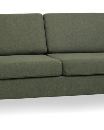 Wendy Pers Sofa Vinter Mosgrøn Polyester Stof Sort Træ på Afbetaling