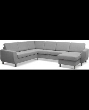 Wendy Sofa Polyester B295 D230 Børstet Alugrå Grå på Afbetaling