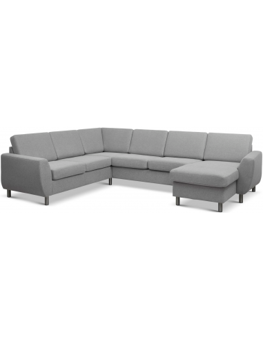 Wendy Sofa Polyester B295 D230 Børstet Alugrå Grå på Afbetaling