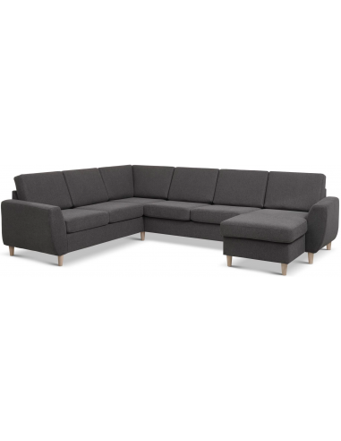 Wendy Sofa Polyester B295 D230 Natur Antracit på Afbetaling