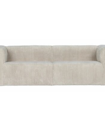Woood Bean Pers Sofa Natur Fløjl Stof på Afbetaling