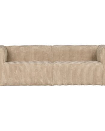 Woood Bean Pers Sofa Travertin Fløjl Stof på Afbetaling