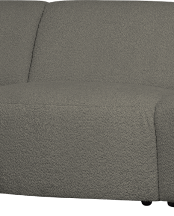 Woood Coco Personers Sofa Venstrevendt Varm Grøn Boucl Komfortabel Chaiselong Til Stuen på Afbetaling