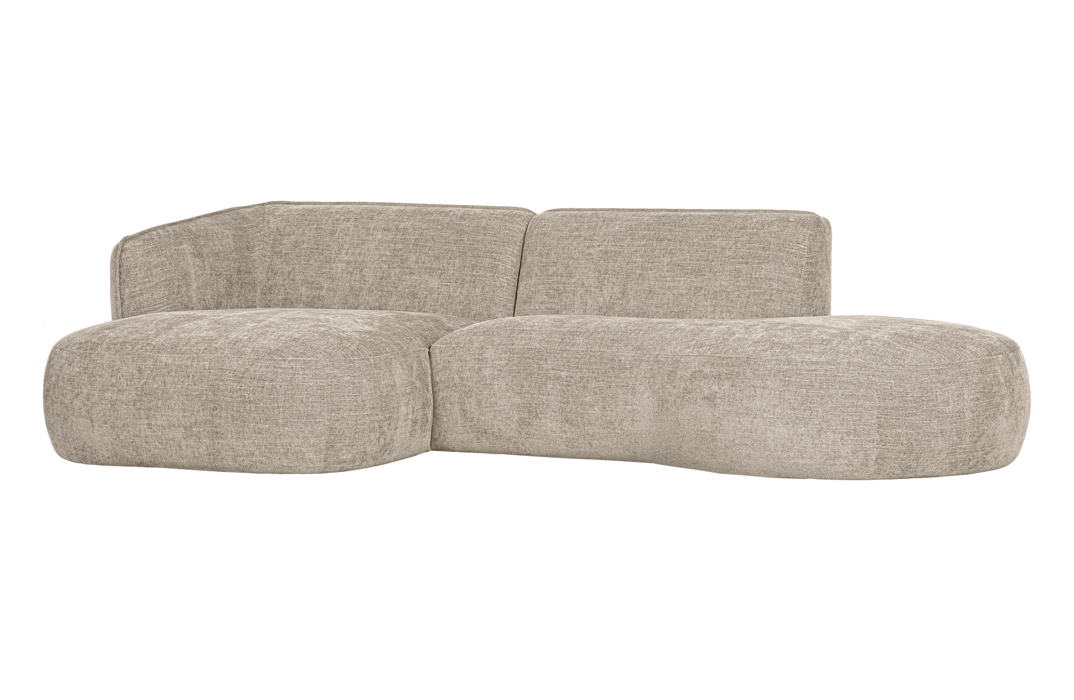 Woood Exclusive Polly Sofa Venstre Chaiselong Sand Polyester på Afbetaling