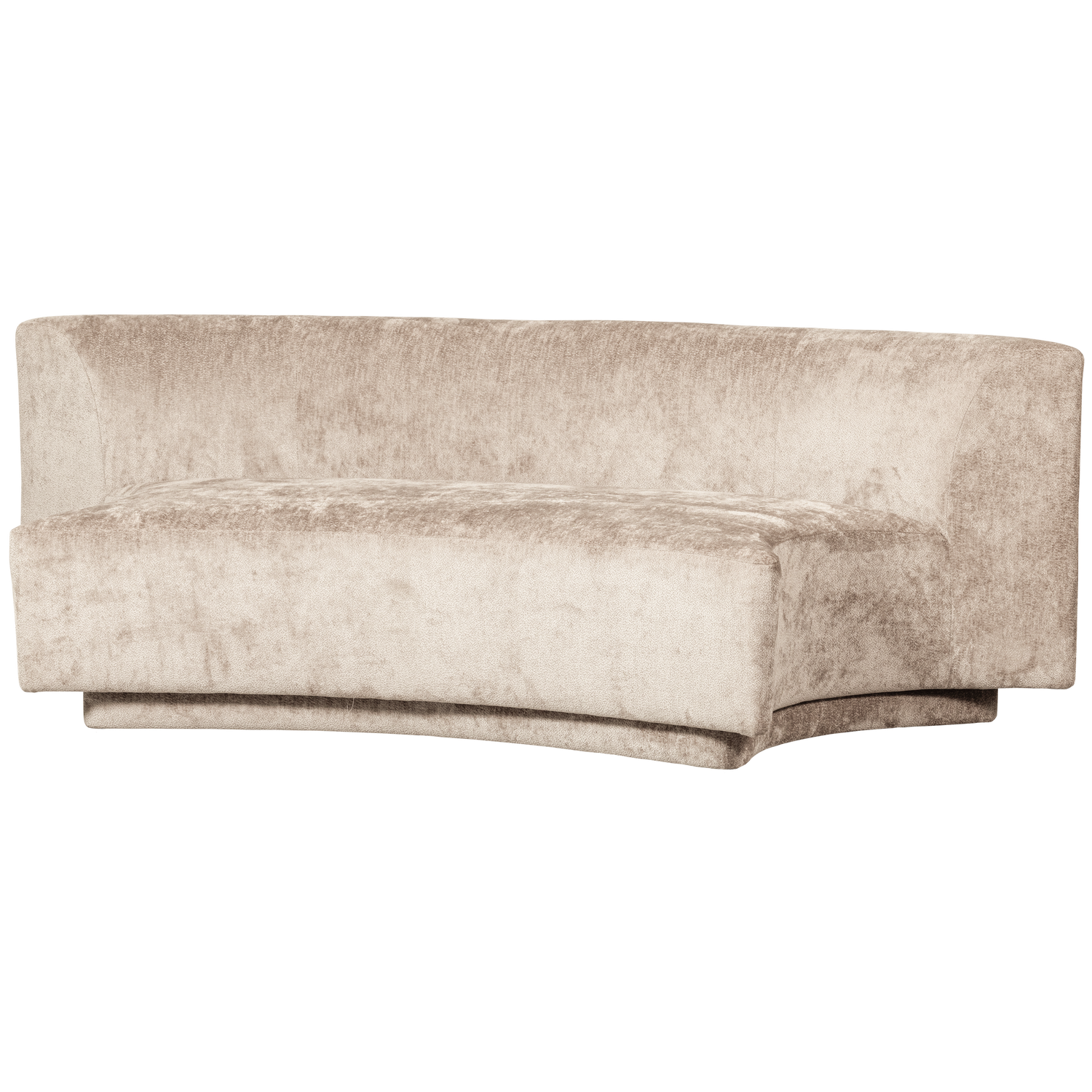 Woood Popular Pers Sofa Natur Chenille Polyester Stof på Afbetaling