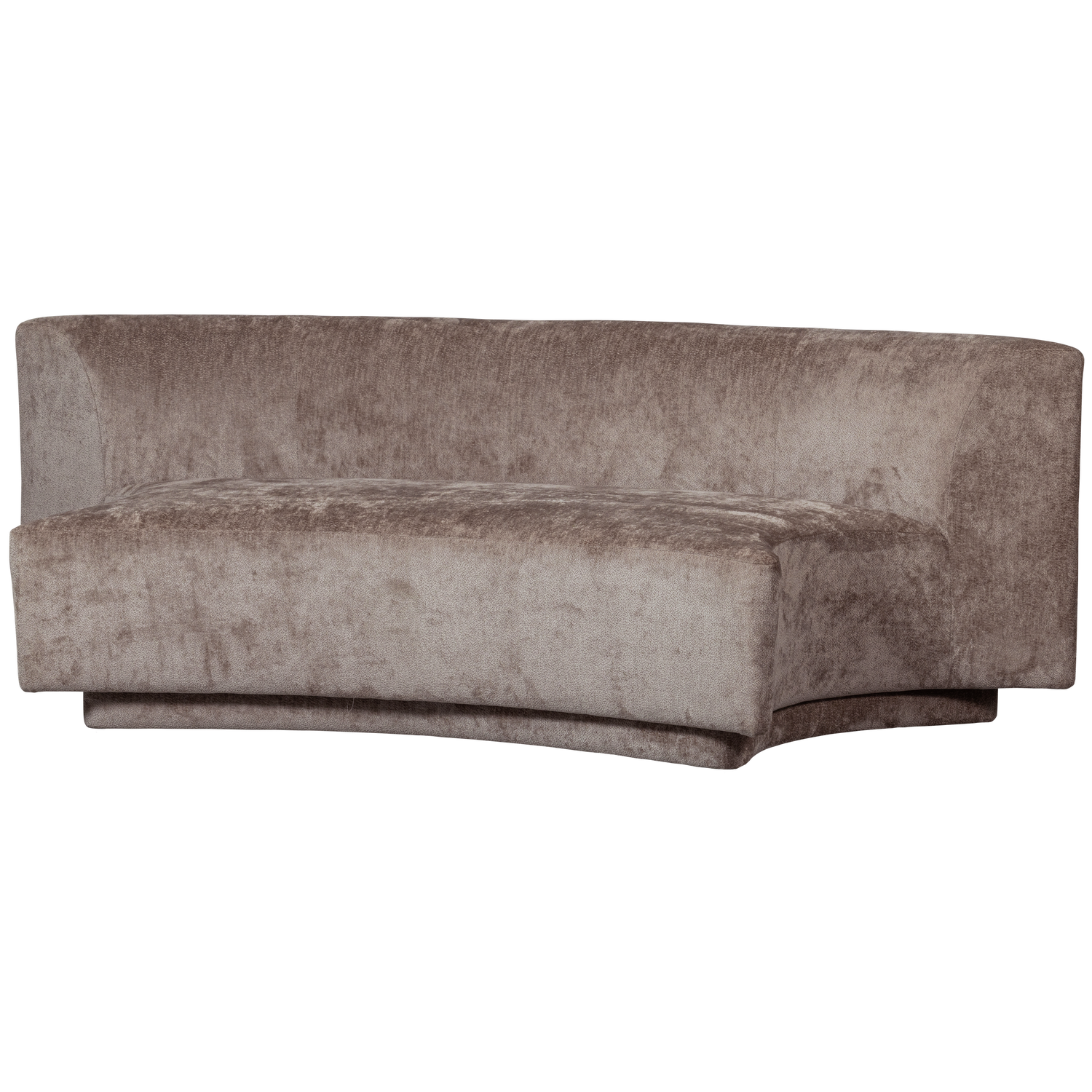 Woood Popular Pers Sofa Taupe Chenille Polyester Stof på Afbetaling