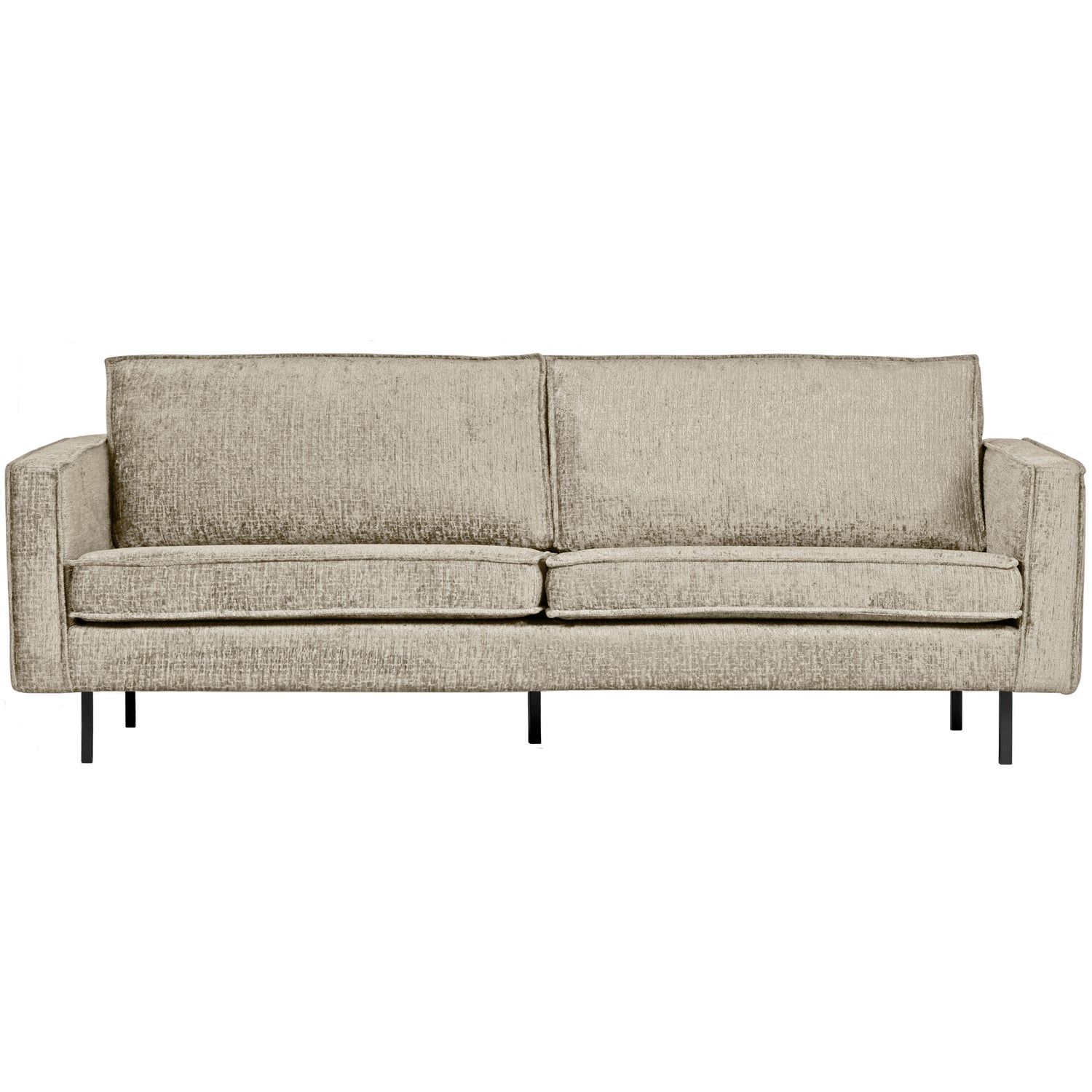 Woood Rodeo Pers Sofa Hvedemark Fløjl Stof Metal på Afbetaling