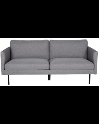 Zoom Personers Sofa Polyester 180 Sort Grå på Afbetaling