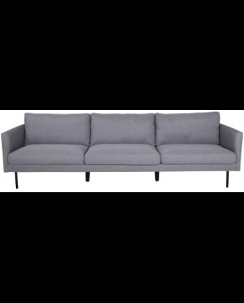 Zoom Personers Sofa Polyester 260 Sort Grå på Afbetaling