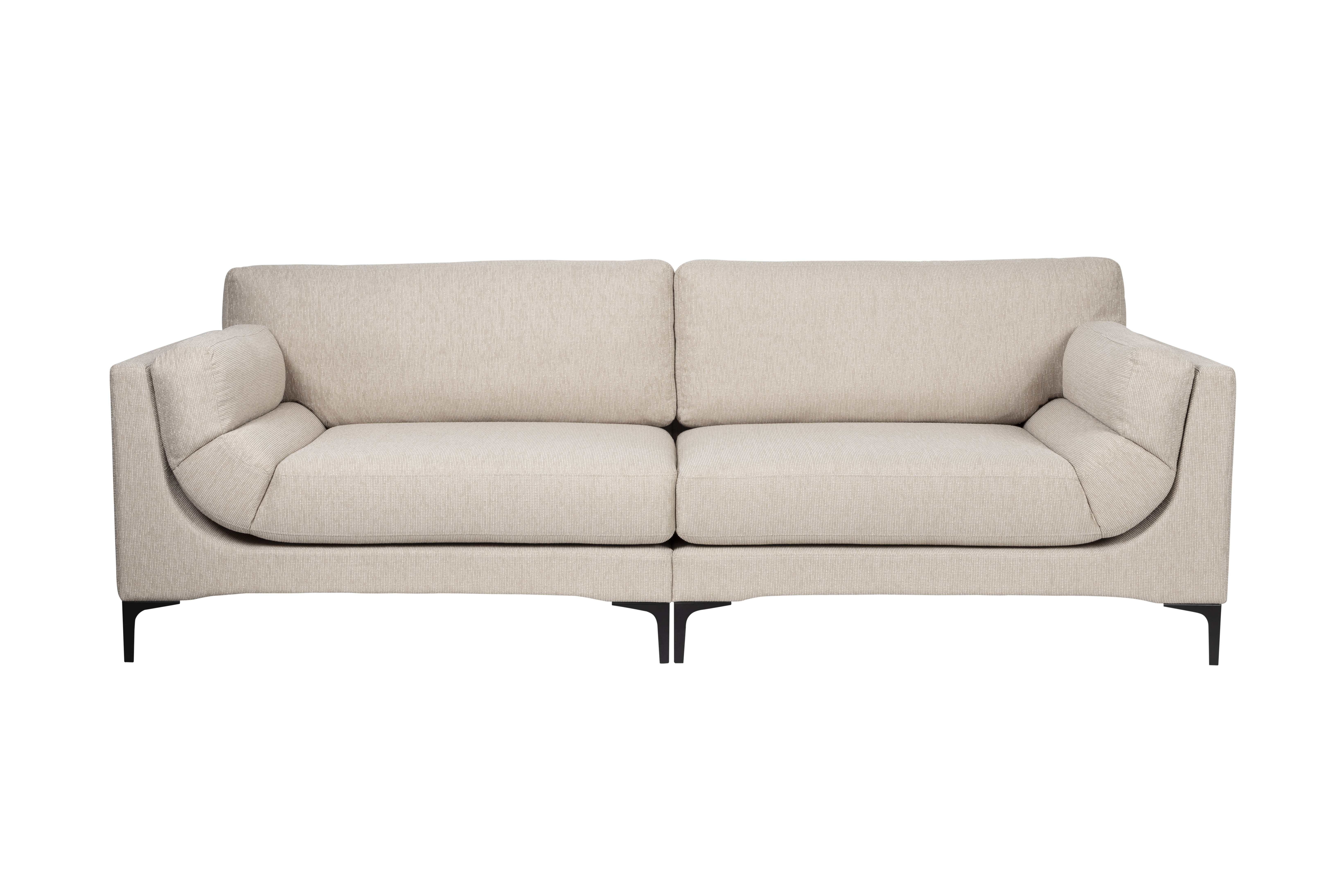 Zuiver Balkon Personers Sofa Beige Polyester Stål på Afbetaling