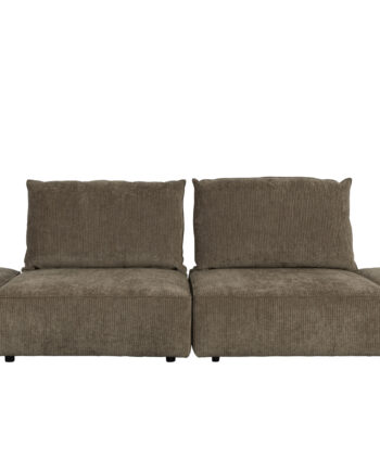 Zuiver Hunter Personers Sofa Mos Fløjl Plast på Afbetaling