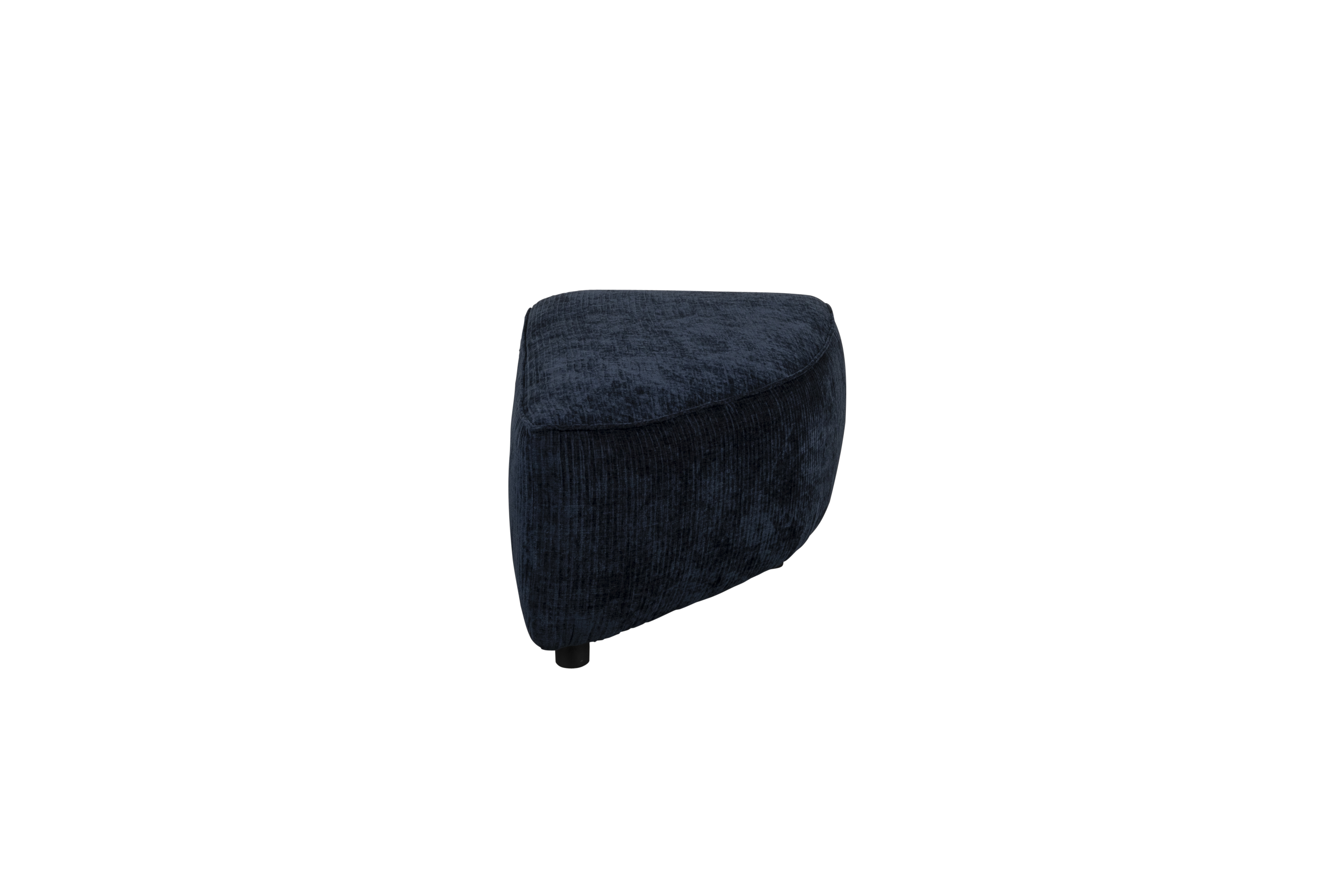 Zuiver Hunter Sofa Element Pie Puf Højre Navy Fløjl Plast på Afbetaling