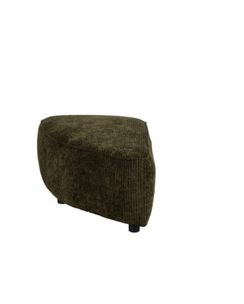 Zuiver Hunter Sofa Element Pie Puf Venstre Forest Fløjl Plast på Afbetaling