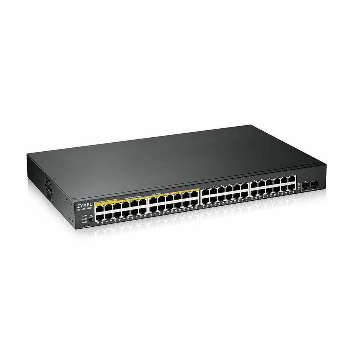 Zyxel Gs1900 48hp Ports Gigabit Poe Switch Til Rack på Afbetaling